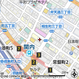 株式会社信濃屋食品　横浜馬車道店周辺の地図