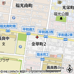 岐阜県岐阜市平和通3丁目周辺の地図