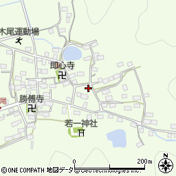 滋賀県長浜市木尾町周辺の地図