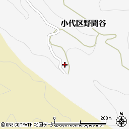 兵庫県美方郡香美町小代区野間谷338周辺の地図