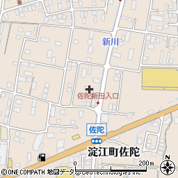 鳥取県米子市淀江町佐陀939-1周辺の地図