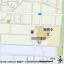 池田町役場　東公民館周辺の地図