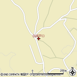 田高戸口周辺の地図