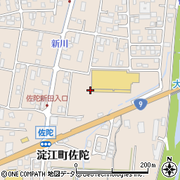 鳥取県米子市淀江町佐陀971-1周辺の地図