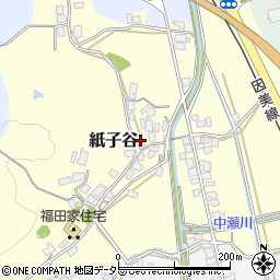 鳥取県鳥取市紙子谷81周辺の地図