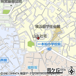 神奈川県横浜市西区西戸部町2丁目212周辺の地図
