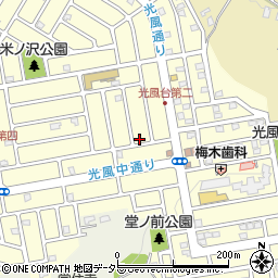 千葉県市原市光風台3丁目116周辺の地図