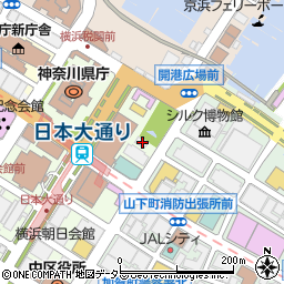 神奈川県横浜市中区日本大通8周辺の地図