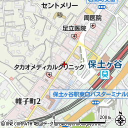 神奈川県横浜市保土ケ谷区帷子町周辺の地図