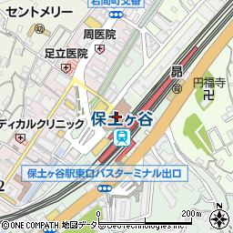 横浜西労働基準監督署周辺の地図