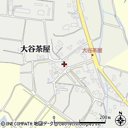 鳥取県倉吉市大谷茶屋周辺の地図