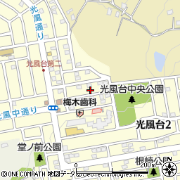 千葉県市原市光風台2丁目199周辺の地図