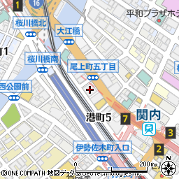 神奈川中小企業センタービル周辺の地図