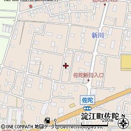 鳥取県米子市淀江町佐陀2018-2周辺の地図