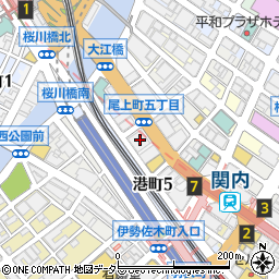 神奈川中小企業センター内郵便局 ＡＴＭ周辺の地図