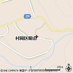 兵庫県美方郡香美町村岡区耀山322周辺の地図