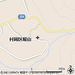 兵庫県美方郡香美町村岡区耀山325周辺の地図