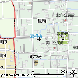 岐阜県岐阜市西改田村前23周辺の地図