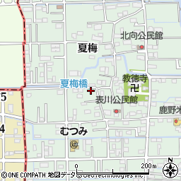 岐阜県岐阜市西改田村前24周辺の地図