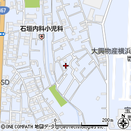 神奈川県大和市上和田周辺の地図