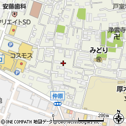 神奈川県厚木市戸室3丁目9周辺の地図