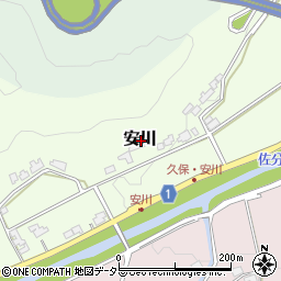 福井県大飯郡おおい町安川周辺の地図