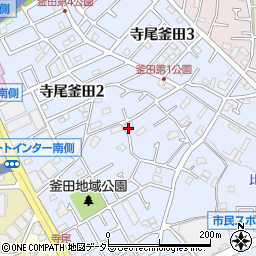 神奈川県綾瀬市寺尾釜田周辺の地図
