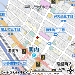株式会社中里宝石　馬車道　本店周辺の地図