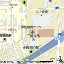 綾瀬市役所　学校教育課学校給食担当周辺の地図