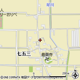 岐阜県本巣市七五三129周辺の地図