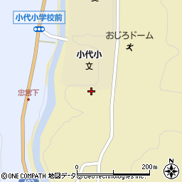 兵庫県美方郡香美町小代区實山102周辺の地図