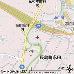 岐阜県恵那市長島町永田425-2周辺の地図