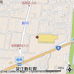 鳥取県米子市淀江町佐陀965-3周辺の地図