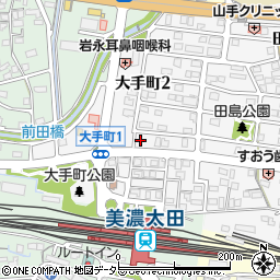 名鉄協商美濃太田駅北第２駐車場周辺の地図