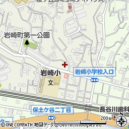 神奈川県横浜市保土ケ谷区岩崎町21-1周辺の地図