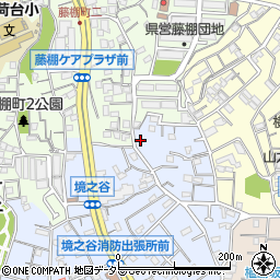 神奈川県横浜市西区境之谷21周辺の地図