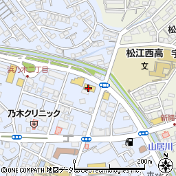 酒ゴリラ松江乃木店周辺の地図