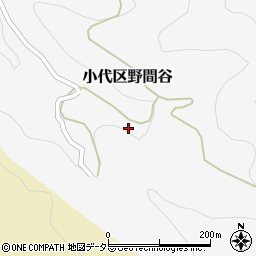 兵庫県美方郡香美町小代区野間谷313周辺の地図