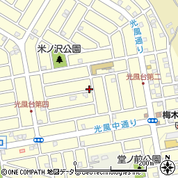 千葉県市原市光風台3丁目周辺の地図