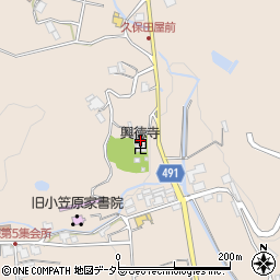 興徳禅寺周辺の地図