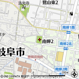 池田公園トイレ周辺の地図
