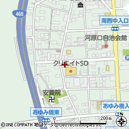 読売新聞　海老名西部サービスセンター周辺の地図