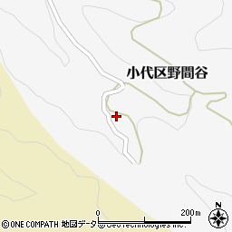 兵庫県美方郡香美町小代区野間谷335周辺の地図