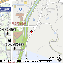 島根県松江市東津田町1777周辺の地図