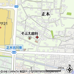 岐阜県岐阜市正木1569周辺の地図