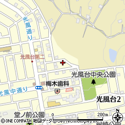 千葉県市原市光風台2丁目203周辺の地図