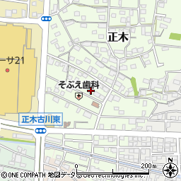 岐阜県岐阜市正木1572周辺の地図