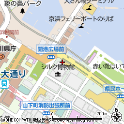 京濱港運株式会社　関内ＳＳ周辺の地図
