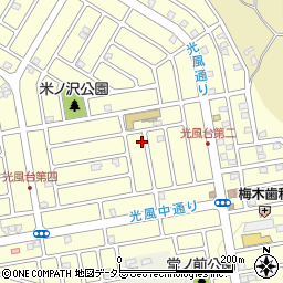 千葉県市原市光風台3丁目144周辺の地図