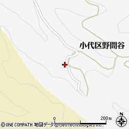 兵庫県美方郡香美町小代区野間谷395周辺の地図